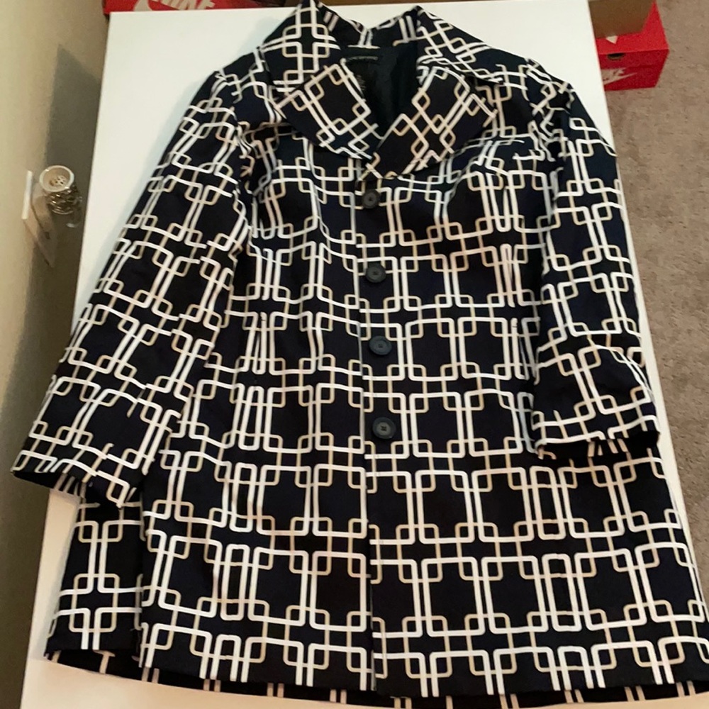 Multi Color Knee length trench coat